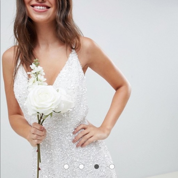 Sequin cami wedding dress - Picture 5 of 5
